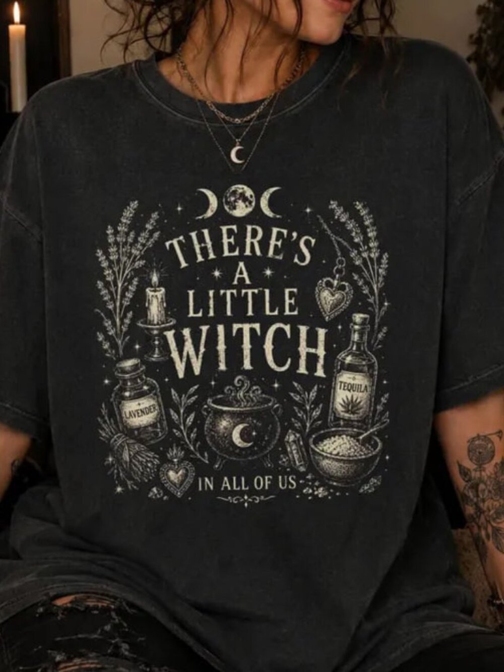 Funny Witch Shirt, Retro Graphic Halloween Tee, Witch Shirt Gift